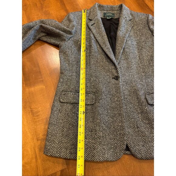 Woman’s Lauren by Ralph Lauren 100% wool blazer jacket size 16 - Picture 7 of 7